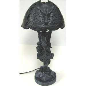  Cool Winged Dragon On Celtic Cross Table Lamp