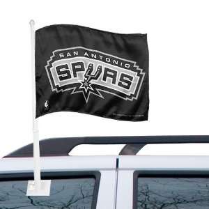 NBA San Antonio Spurs 11 x 15 Black Car Flag  Sports 