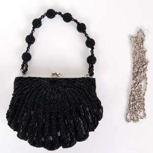  Beaded Sequin Party Clutch Bag Handbag Purse Black Toys & Games
