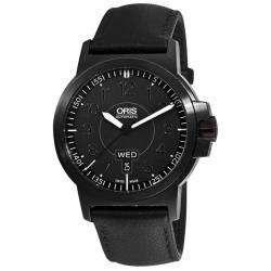   BC3 Advanced Day Date Black Strap Automatic Watch  Overstock