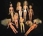 Big Lot of Barbie & Friends Dolls for Parts or TLC