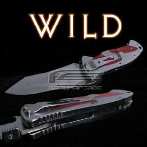  Wild Cherry Wood Stainless Steel Pocket Knife Folder 