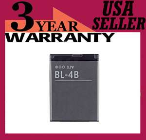 NEW CELLPHONE BATTERY FOR NOKIA BL 4B 7373 7500 N75 N76  