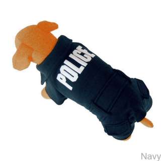 Blue Police Costume dog clothes APPAREL Chihuahua New!  