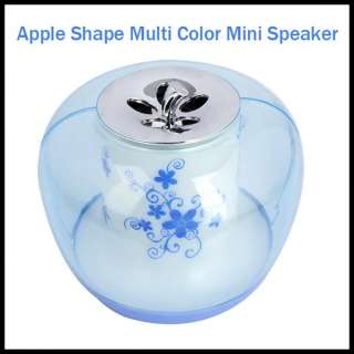 Cute Portable Apple Shape Mini Speaker For MP3/PC Phone  