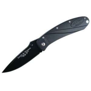 Smith & Wesson Knives 24 7B Black 24 7 Hostage Rescue Team Linerlock 