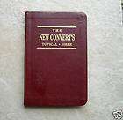 THE NEW CONVERTS TOPICAL BIBLE LEATHER King James Version Like New