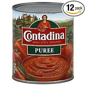 Contadina Tomato Puree, 29 Ounce (Pack of 12)  Grocery 