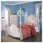 Wildon Home Vernon Poster Bedroom Set in White (2 Pieces)   Size Full