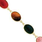 goldia 14k Gold 7 5 Stone Scarab Bracelet