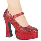 Ellie Shoes Red Glitter Eden Shoe   Costume Accessories