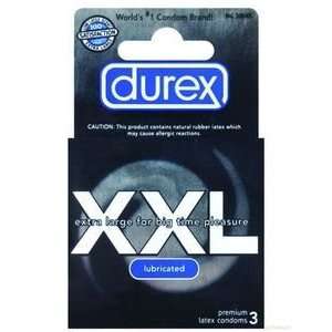 Bundle Durex Xxl Lubricated 3Pk and 2 pack of Pink Silicone Lubricant 