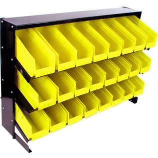 Trendy Best Quality Trademark ToolsT 24 Bin Parts Storage Rack Trays 