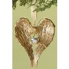 Roman Winters Beauty Gold Angel Wings with Bell Christmas Ornament