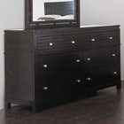 InRoom Designs Cabo Double Dresser in Chocolate Brown