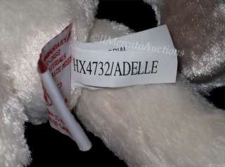 GANZ ADELLE Plush Cream ANGEL BEAR Stuffed Animal Teddy Toy HX4732 