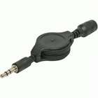 Steren 5 3.5MM STEREO AUDIO PATCH CORD EXTENSION RETRACTABLE