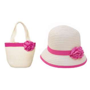 Girl Easter Hat and Purse   Fuchsia Pink  BD Clothing Handbags 