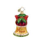 Christopher Radko Glass Blissful Bell Gem Christmas Ornament #1015634