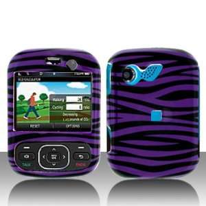LG LN240 Remarq MN240 Imprint Purple Black Zebra Case Cover Protector 