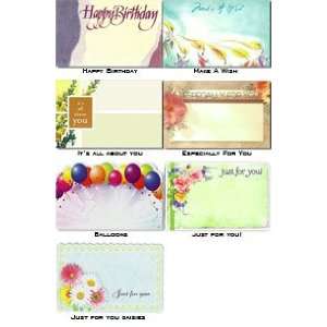  Gift Enclosure Cards Birthday and For You 