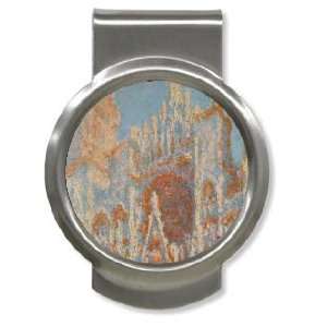   The Façade at Sunset By Claude Monet Money Clip