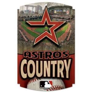  Houston Astros Country 11x17 Wood Sign