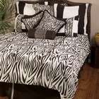 rizzy home zebra bedding set in brown size queen
