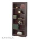 Safco SAF1513MHC   6 Shelf Veneer Baby Bookcase, 30W   Mahogany