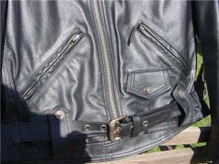 harley davidson leather jacket vintage shovelhead hd part 98121 94vm 