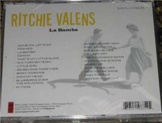 CD RITCHIE VALENS LA BAMBA 23 ORIGINAL RECORDINGS  