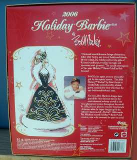 2006 Holiday Barbie Bob Mackies Design NIB  