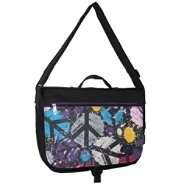 Skechers Girl’s Messenger Bag Peace Sign Multicolored at 