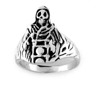  Sterling Silver Skeleton Ring   Sizes 9 to 14, 12 Jewelry