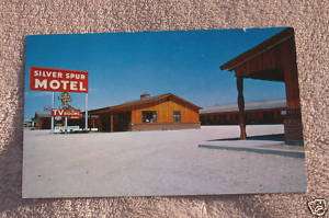 Amarillo TX Texas Silver Spur Motel Rt 66 1950s US Hwy  