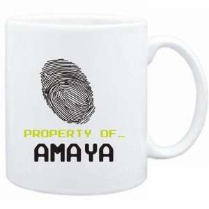   Property of _ Amaya   Fingerprint  Female Names: Sports & Outdoors