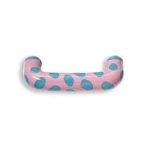  #167 3 CKP Brand fun spots pull, pink with green spots 