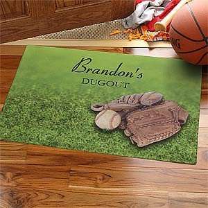 Personalized Baseball Doormat Patio, Lawn & Garden