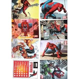  Marvel Heroes Collectible Sticker Lot of 38 Spider Man 
