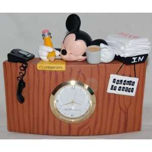 Mickey Mouse Desk Clock: Toys & Games