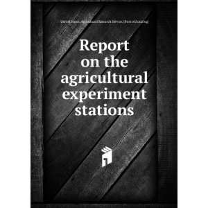   States. Agricultural Research Service. [from old catalog] Books