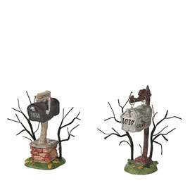 Department 56 Halloween Spooky Mailboxes 809387 New  