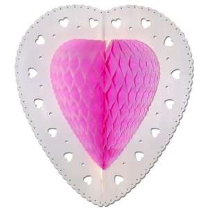  Pink Giant Paper Heart: Arts, Crafts & Sewing