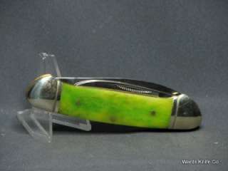 New!! Rough Rider Canoe with Smooth Lime Green Handles RR1173  