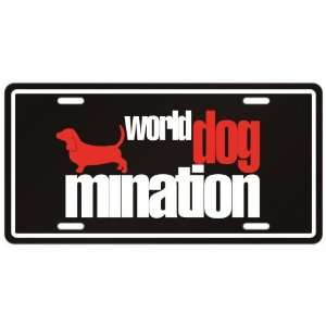   Basset Hound  World Dog   Mination  License Plate Dog Home