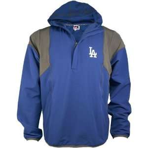  Los Angeles Dodgers Barracuda Half Zip Jacket: Sports 