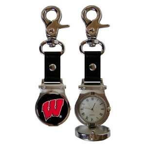 Wisconsin Badgers NCAA Photodome Clip On Watch:  Sports 