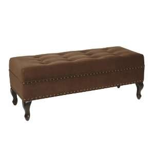   Office Star VCT20 C12 Victoria Tufted Bedroom Bench