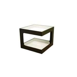  Contemporary Glass Top Side Table by Wholesale Interiors 