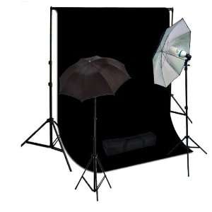   Photo Portrait Studio 33 Umbrella Continuous Lighting Kit   2 Black